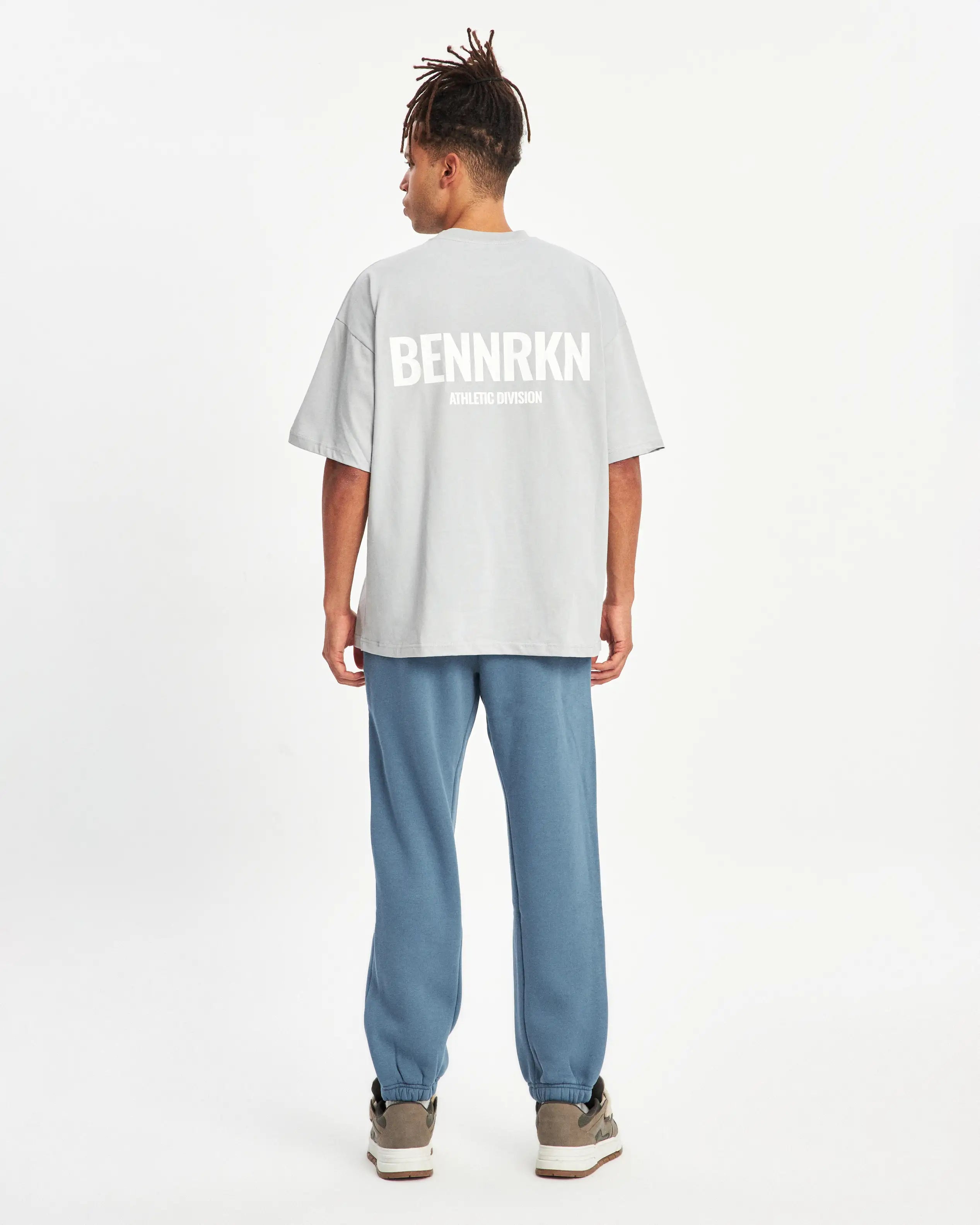 OVERSIZED ATHLETIC T-SHIRT - GREY