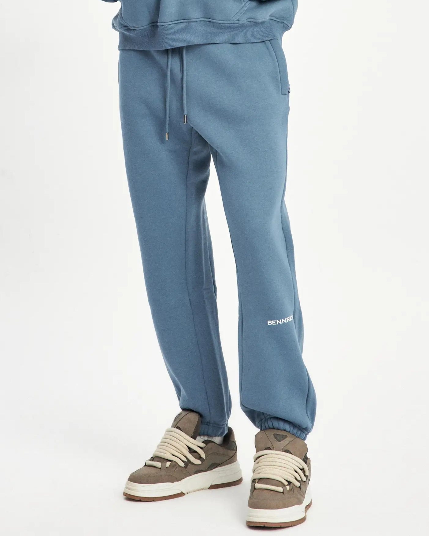 CUFFED SWEATPANT- BLUE MIRAGE - BENNRKN