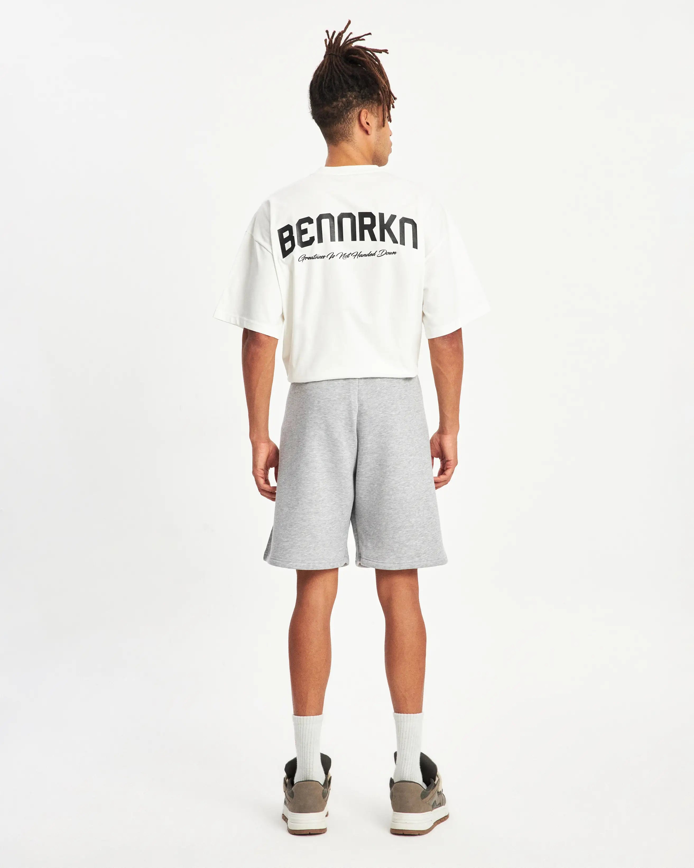 INITIAL BENNRKN SHORT - GREY MARL - BENNRKN