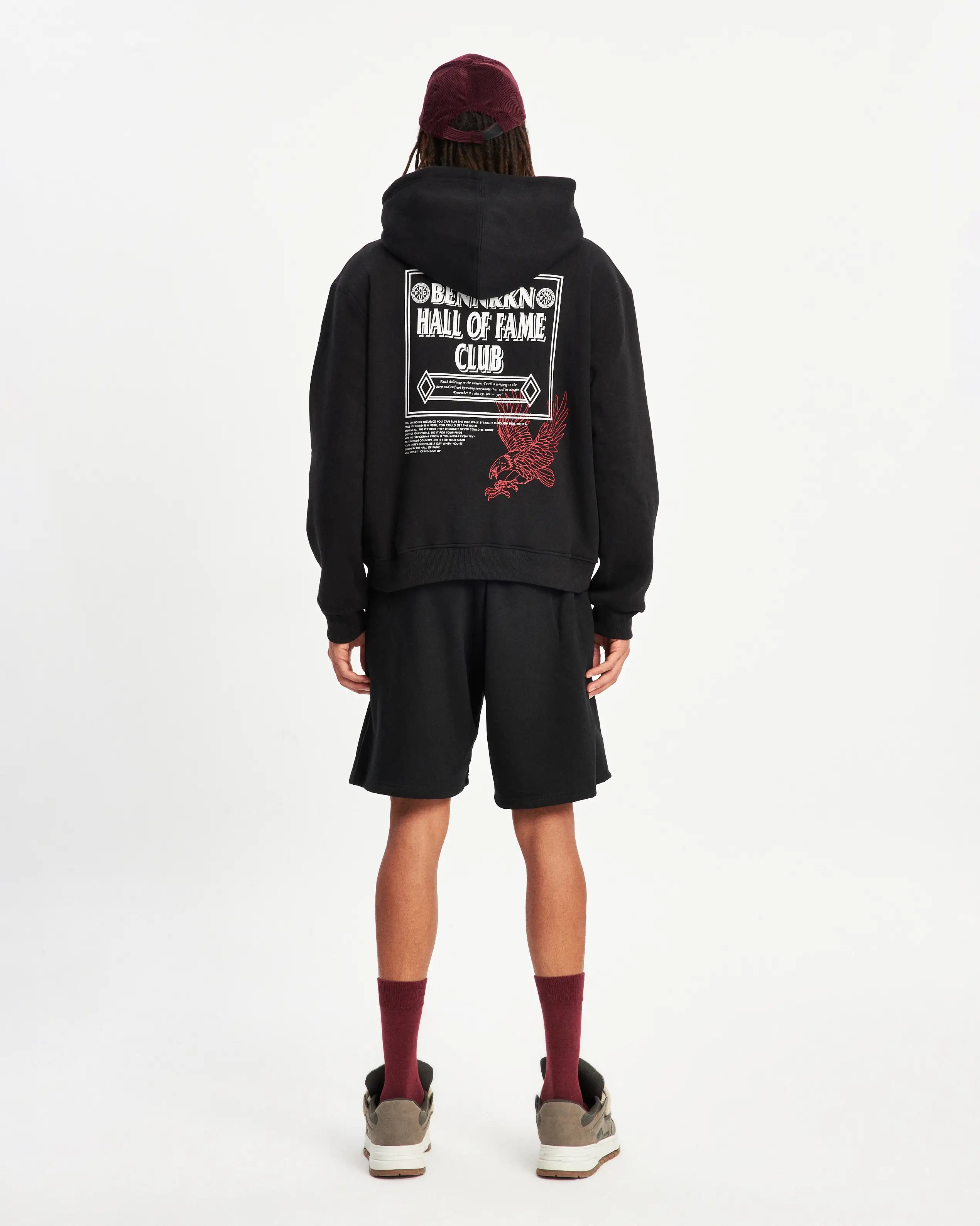 UNISEX HALL OF FAME HOODIE - MIDNIGHT BLACK