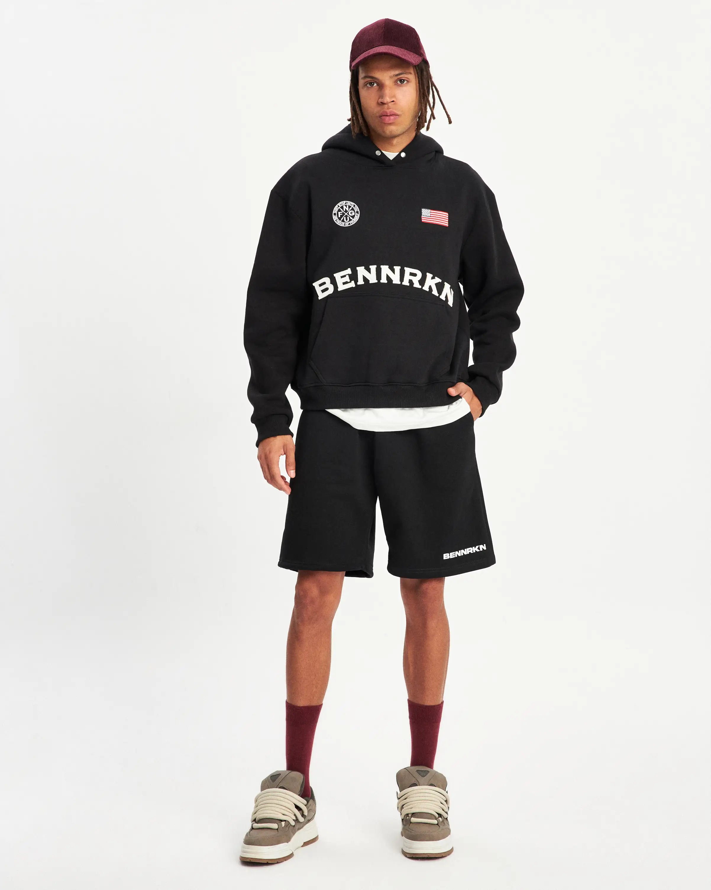 UNISEX HALL OF FAME HOODIE - MIDNIGHT BLACK