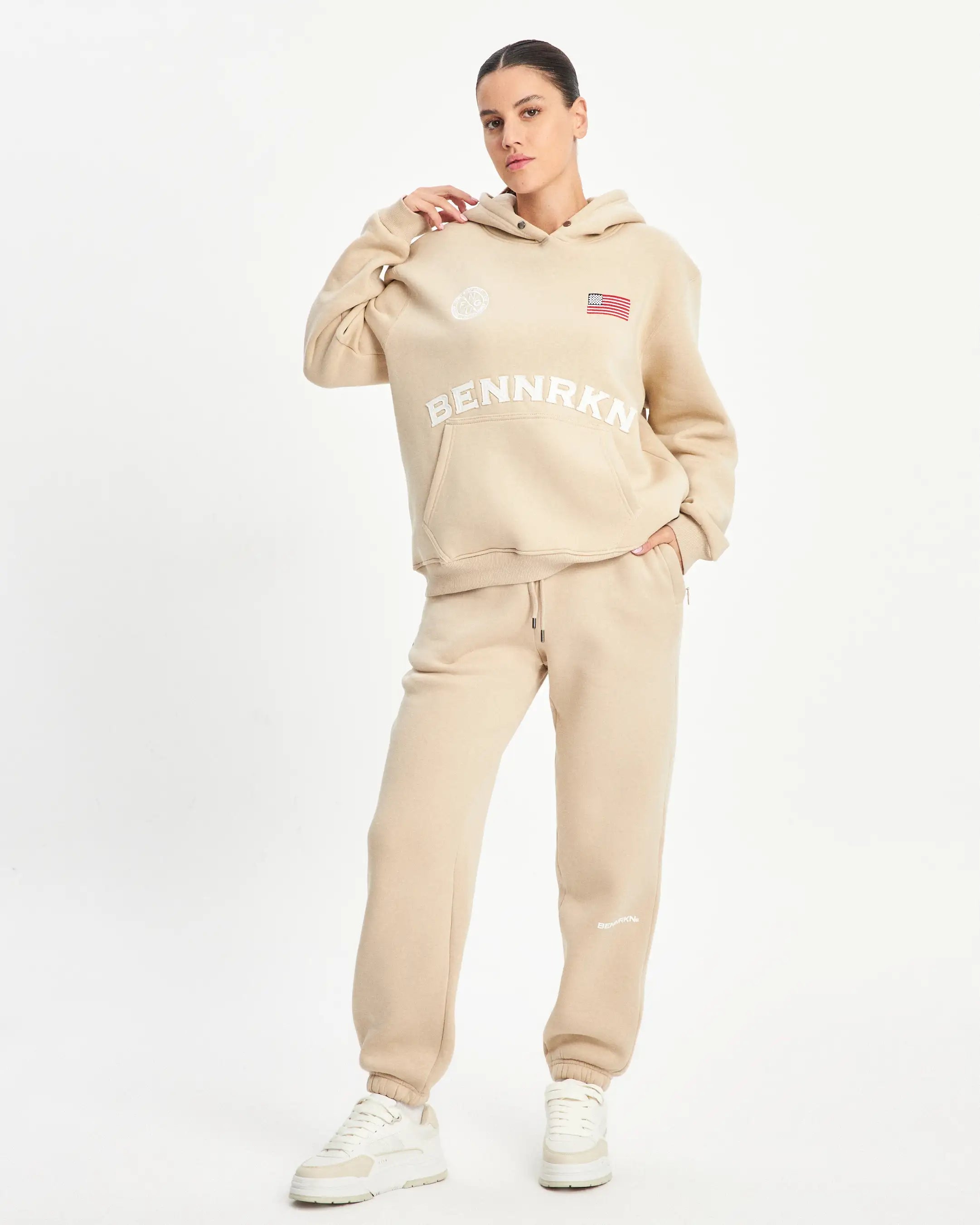UNISEX HALL OF FAME HOODIE - BEIGE