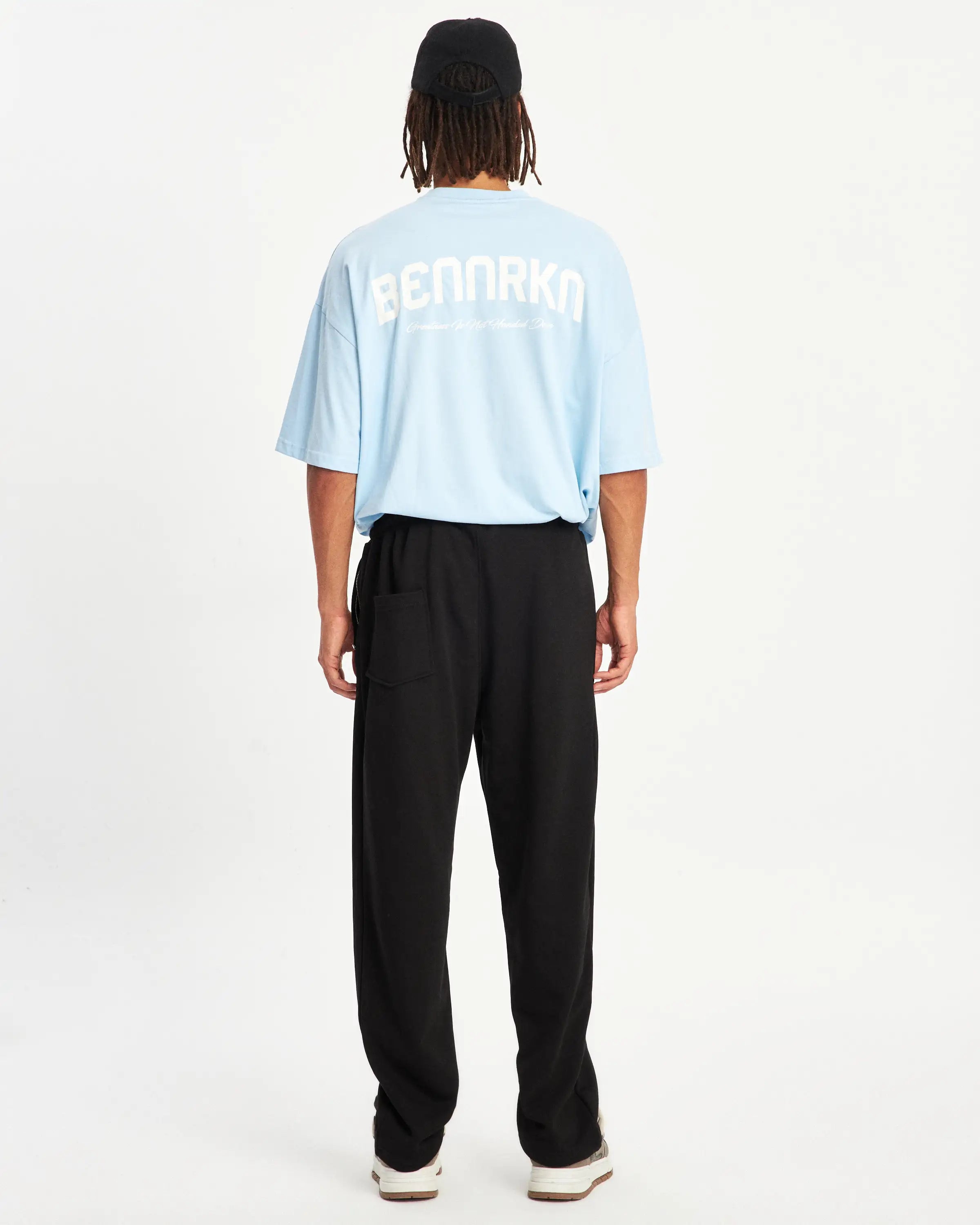 INITIAL SWEATPANT - MIDNIGHT BLACK - BENNRKN