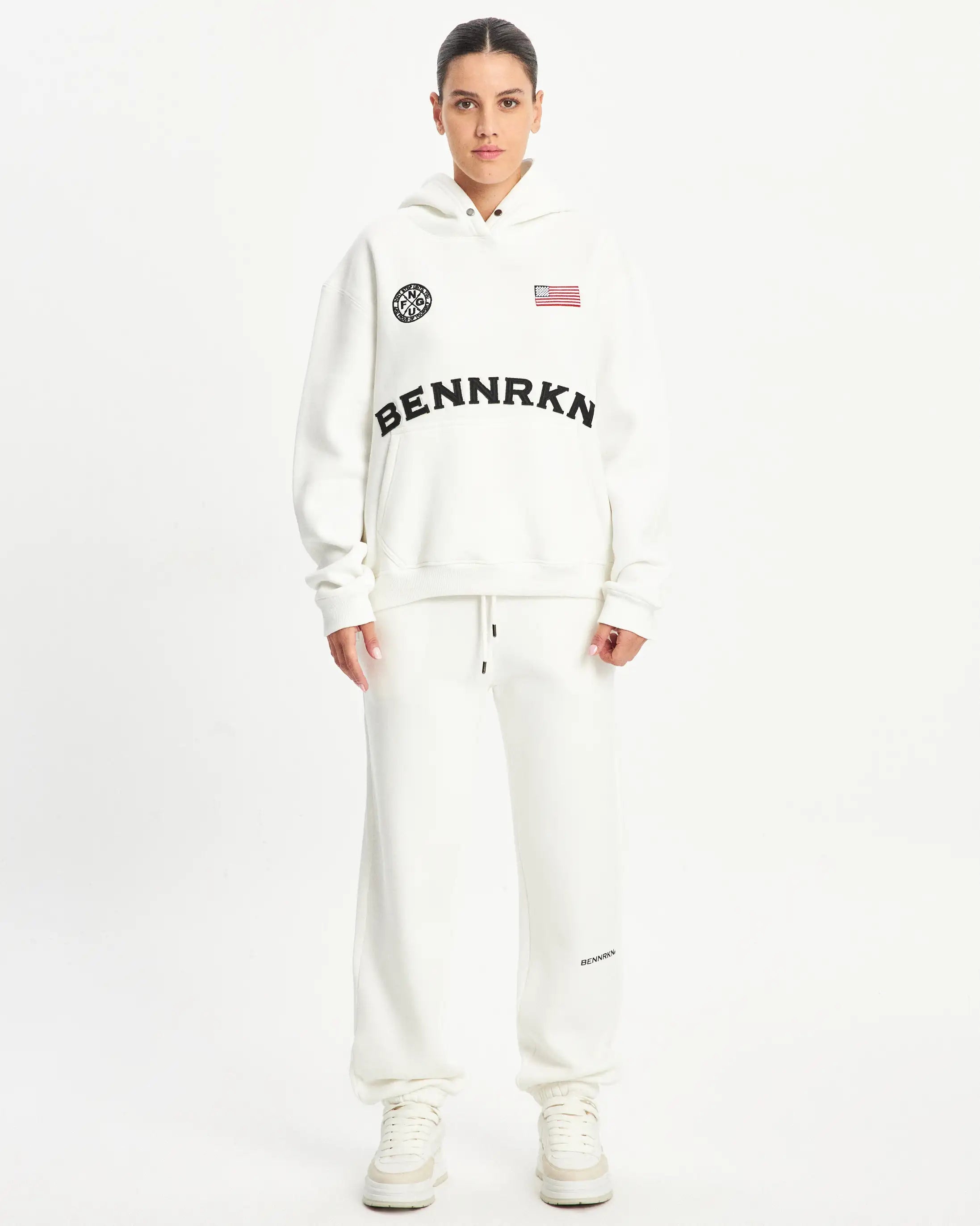 UNISEX HALL OF FAME HOODIE - OFF WHITE