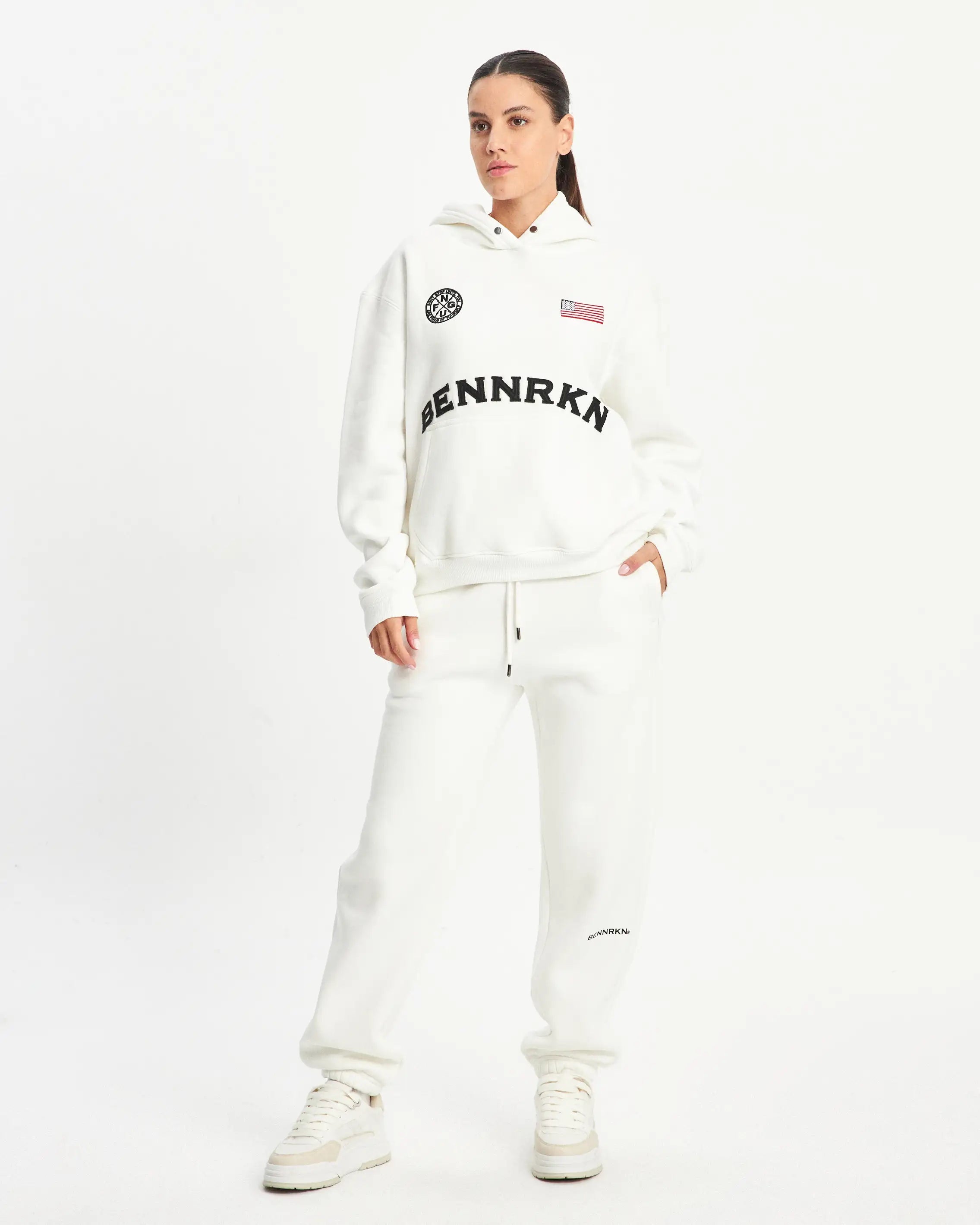 UNISEX HALL OF FAME HOODIE - OFF WHITE
