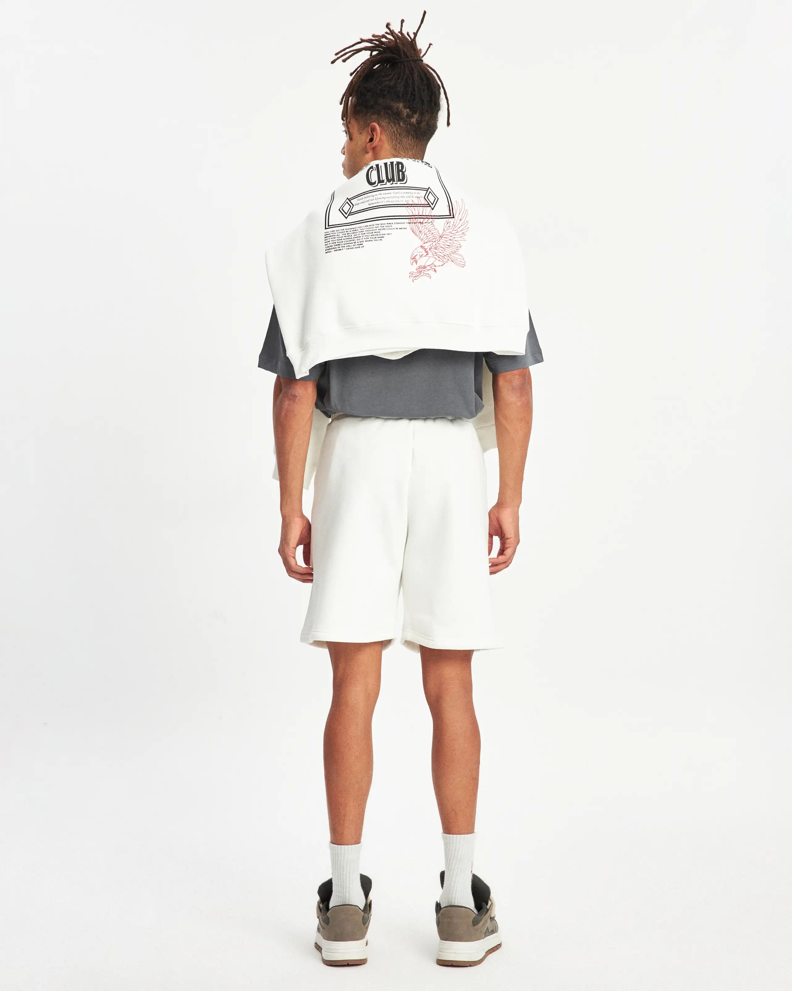 INITIAL BENNRKN SHORT - OFF WHITE - BENNRKN