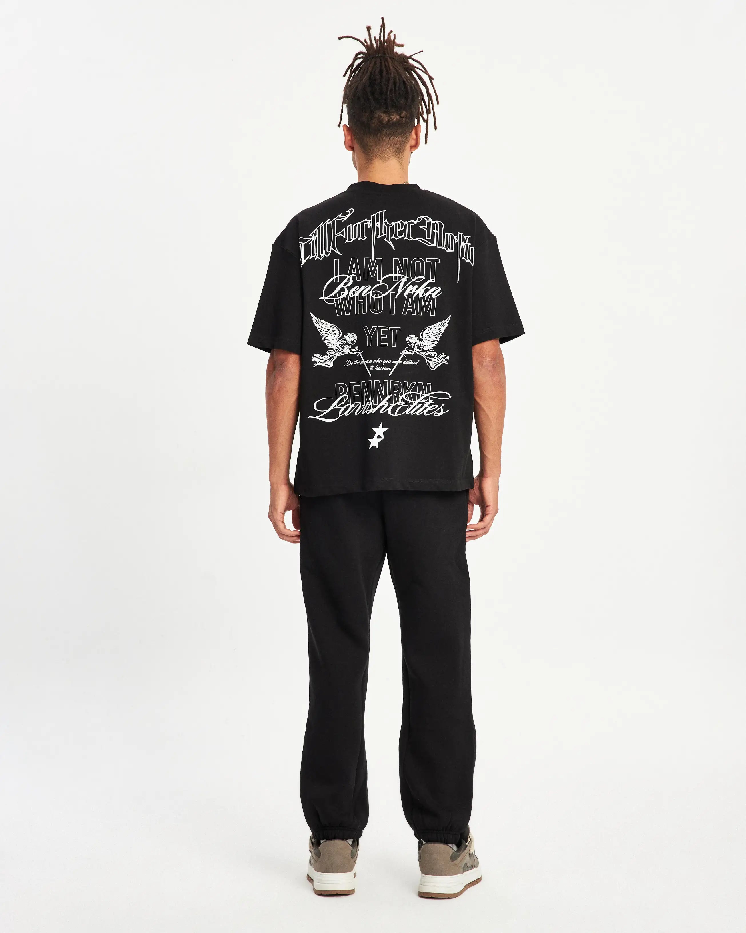 MONOCHROME ICONS T-SHIRT - MIDNIGHT BLACK - BENNRKN