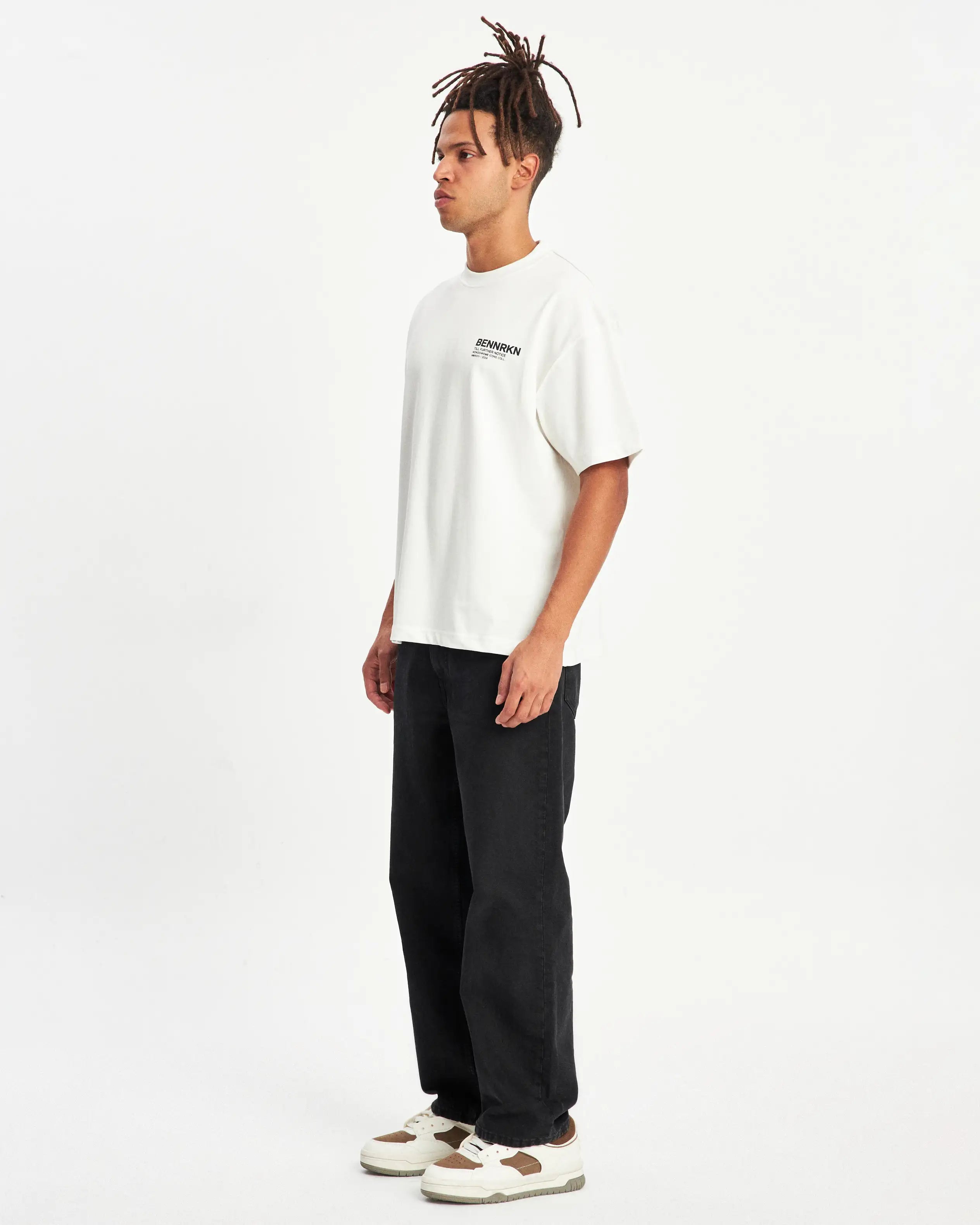 MONOCHROME ICONS T-SHIRT - OFF WHITE - BENNRKN