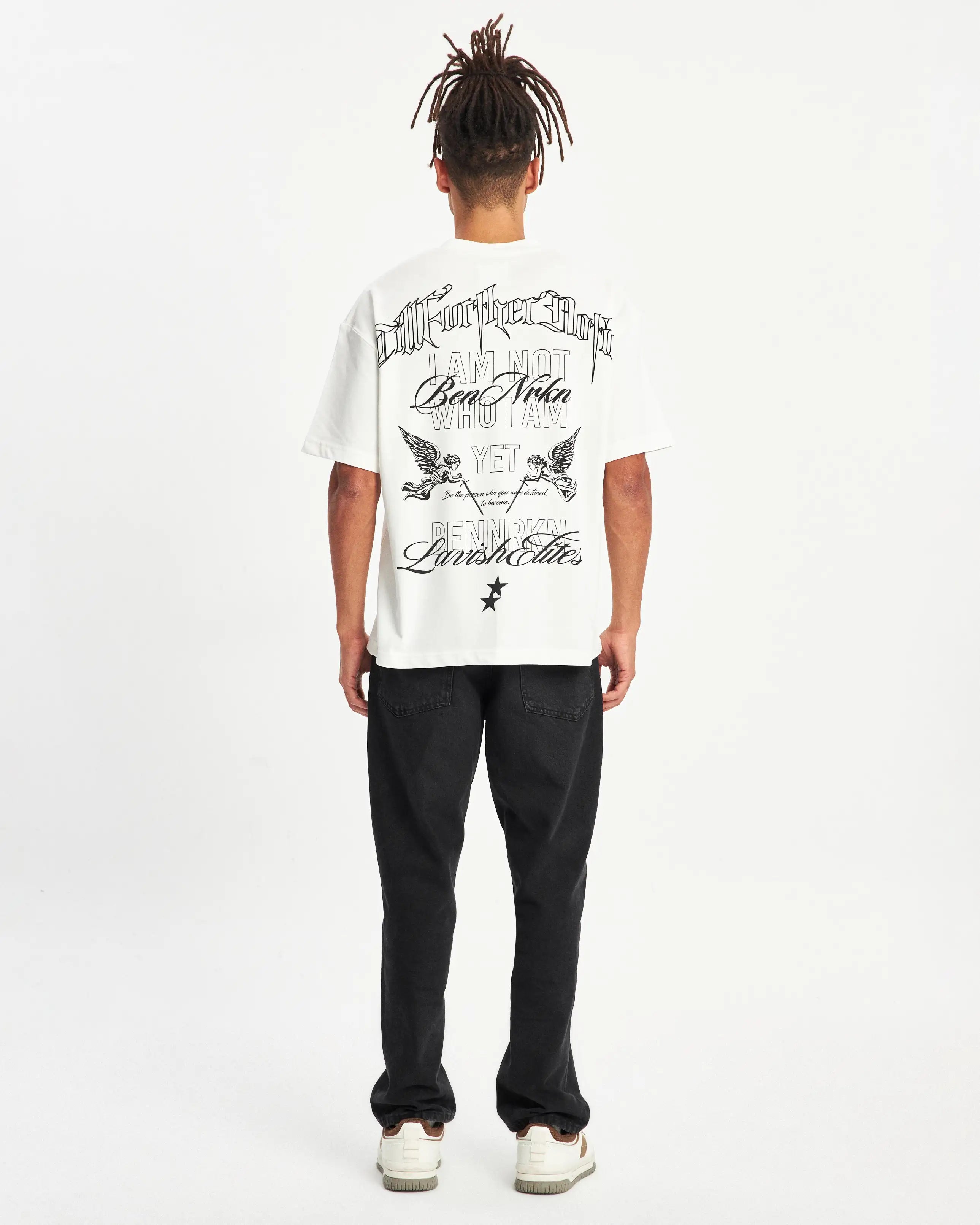 MONOCHROME ICONS T-SHIRT - OFF WHITE - BENNRKN