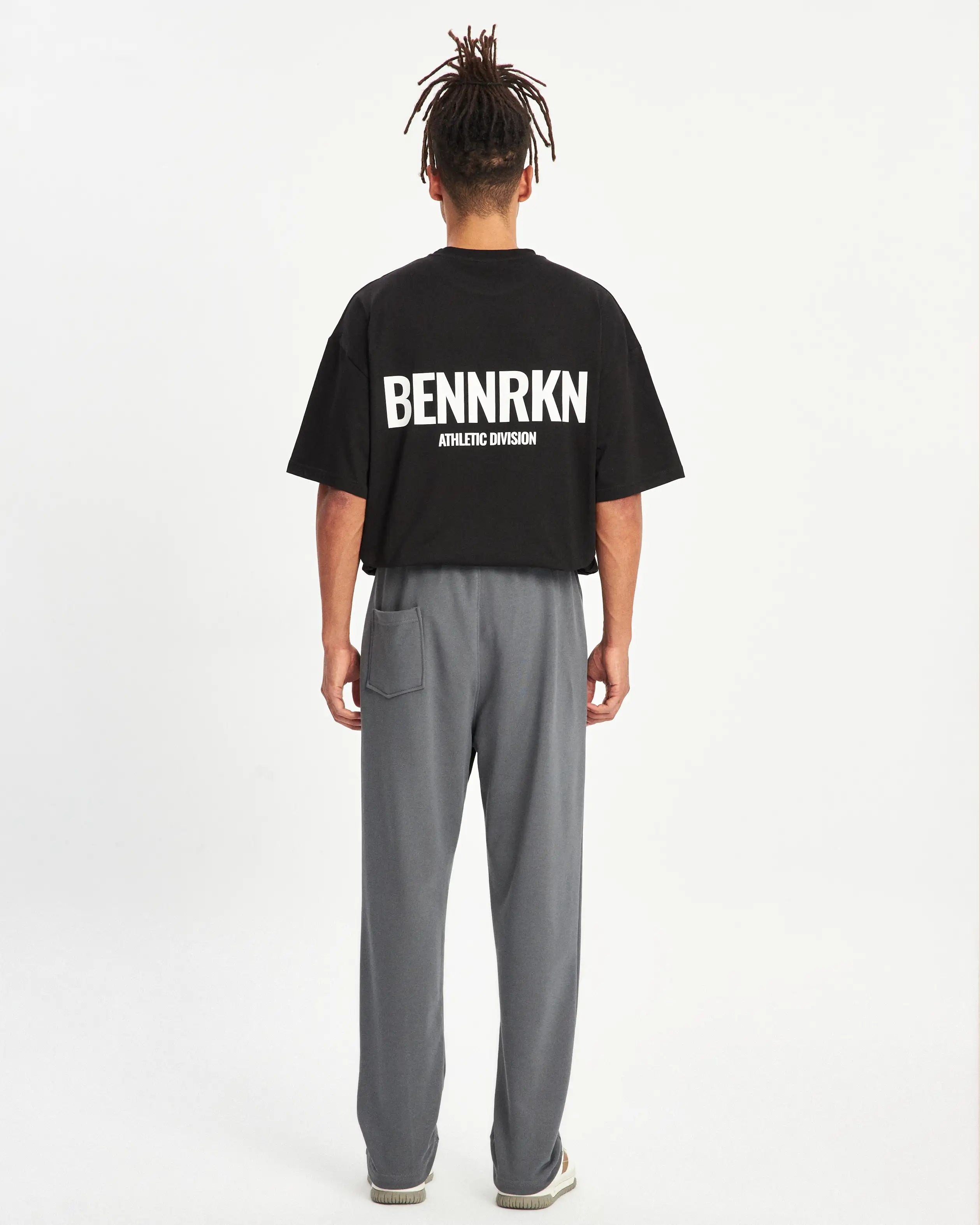 INITIAL SWEATPANT- SMOKE GREY - BENNRKN