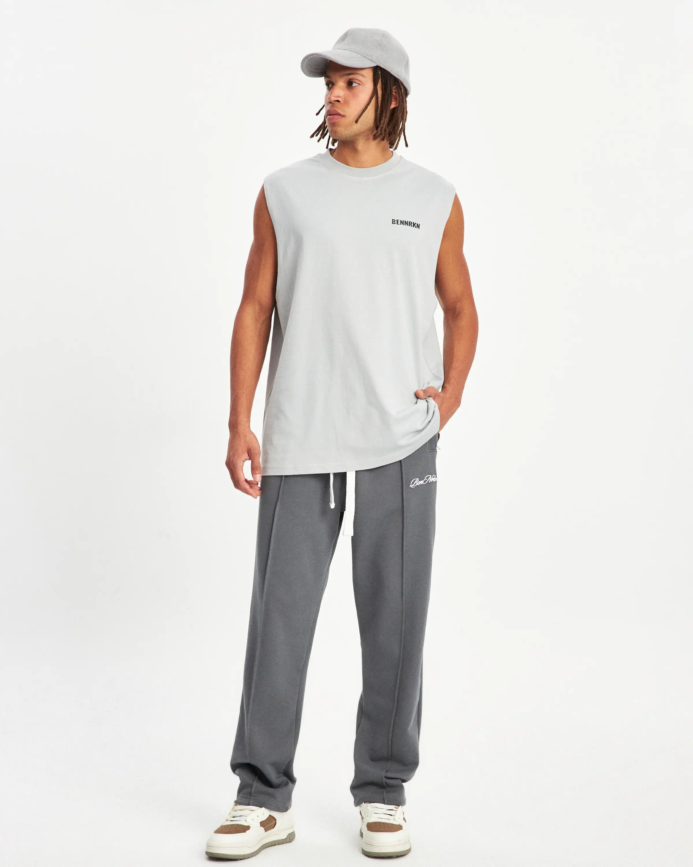 SPORTSWEAR TANK TOP - GREY - BENNRKN