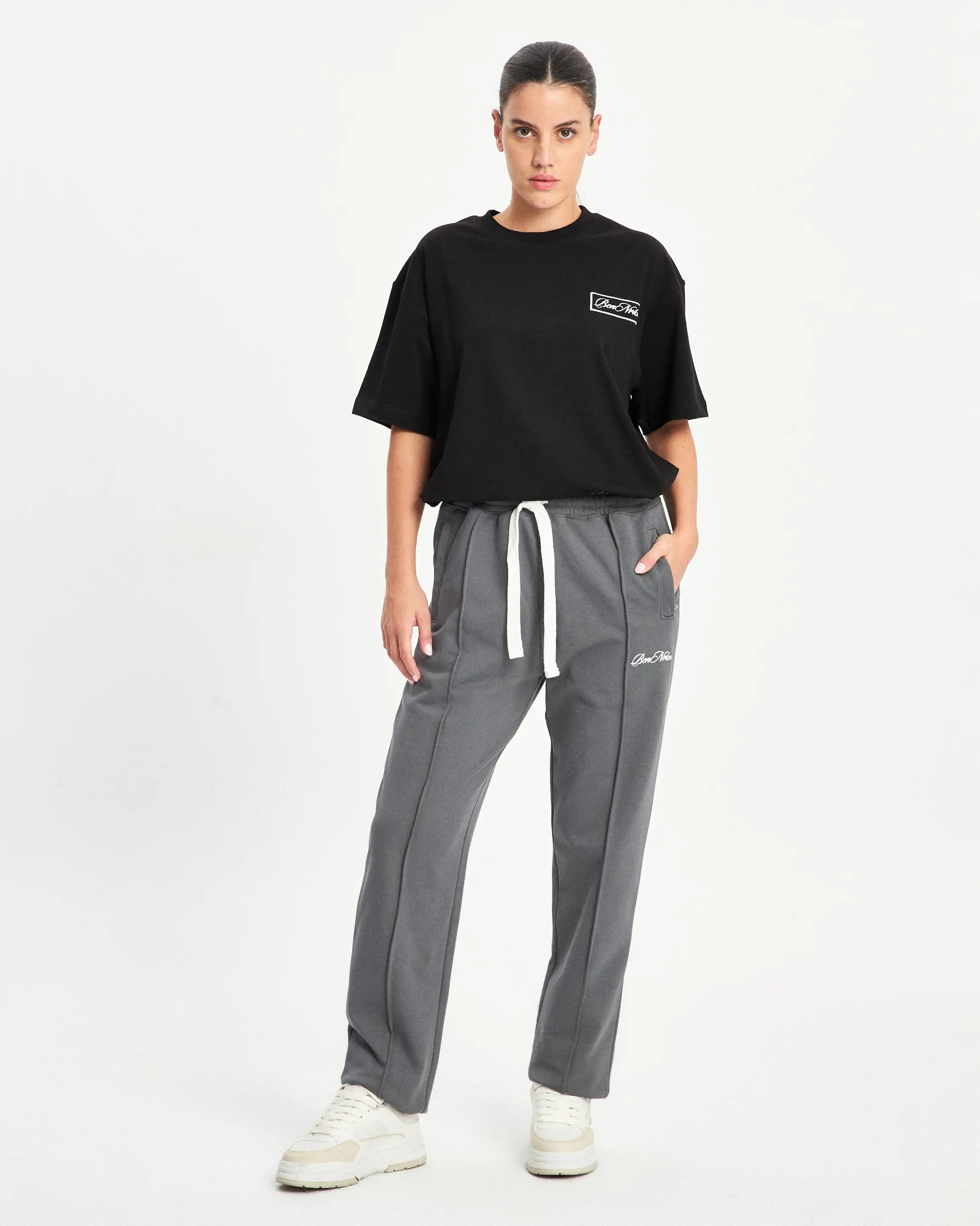 INITIAL SWEATPANT - SMOKE GREY - BENNRKN