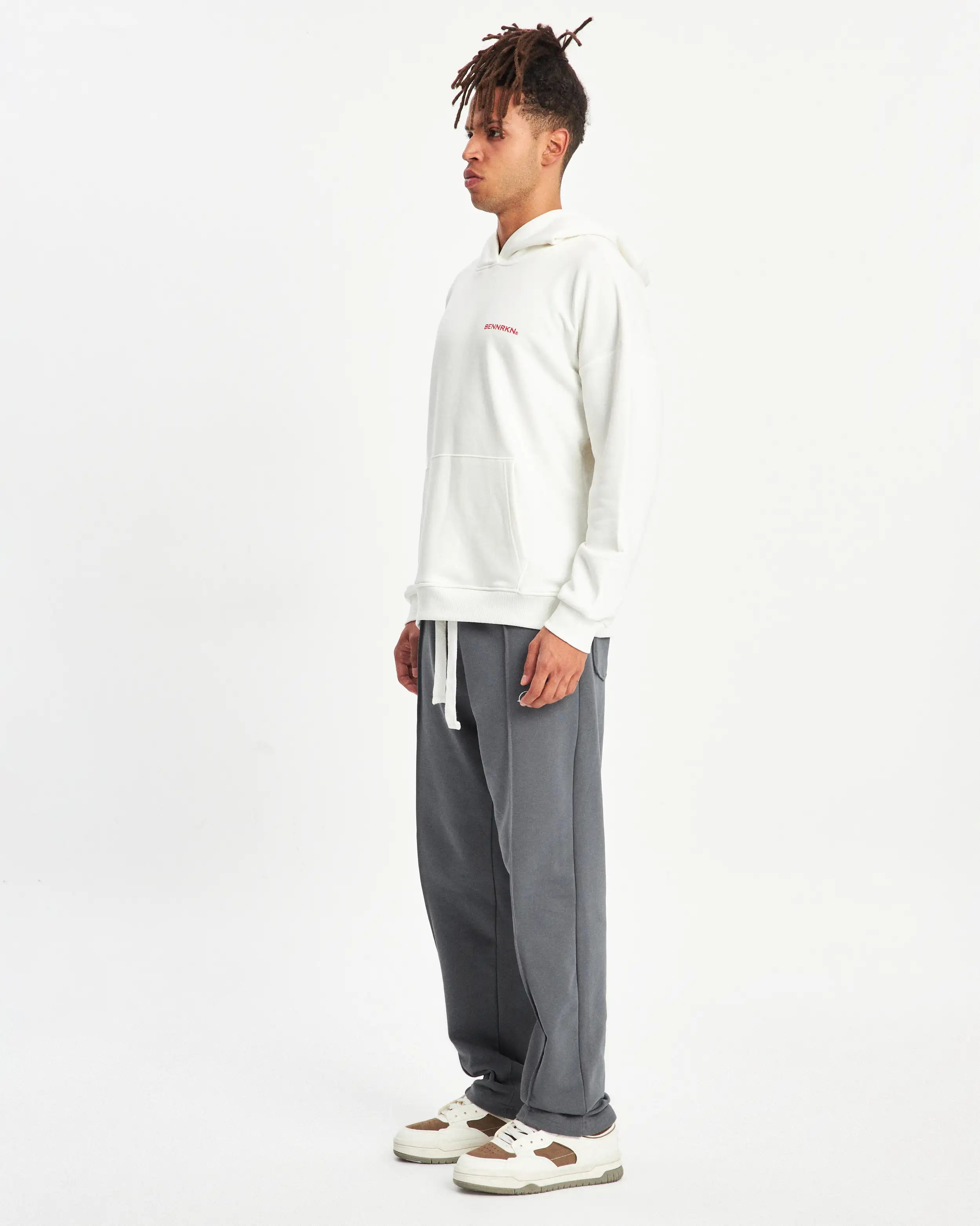 OVERSIZED TRAINING CLUB HOODIE - OFF WHITE