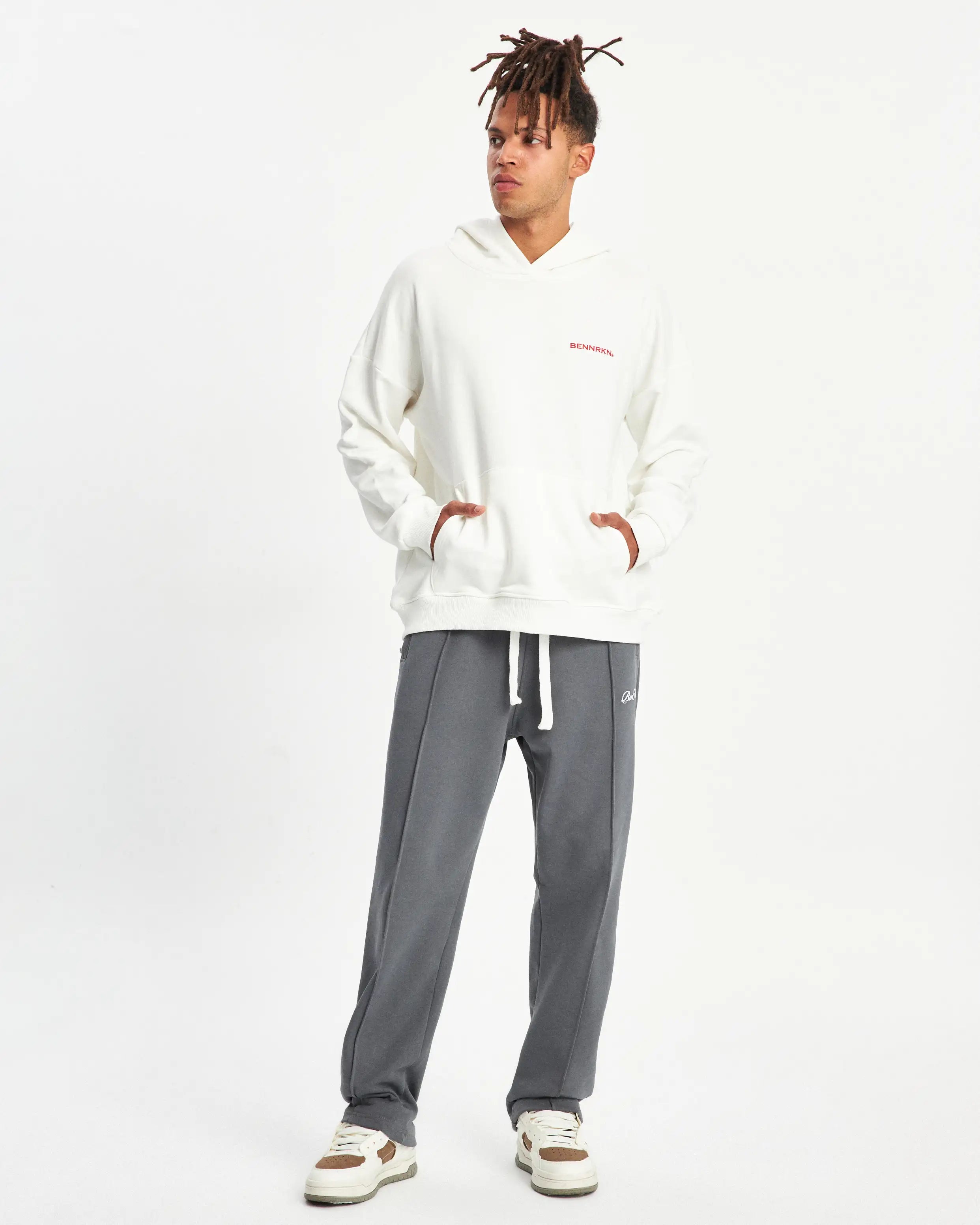 OVERSIZED TRAINING CLUB HOODIE - OFF WHITE