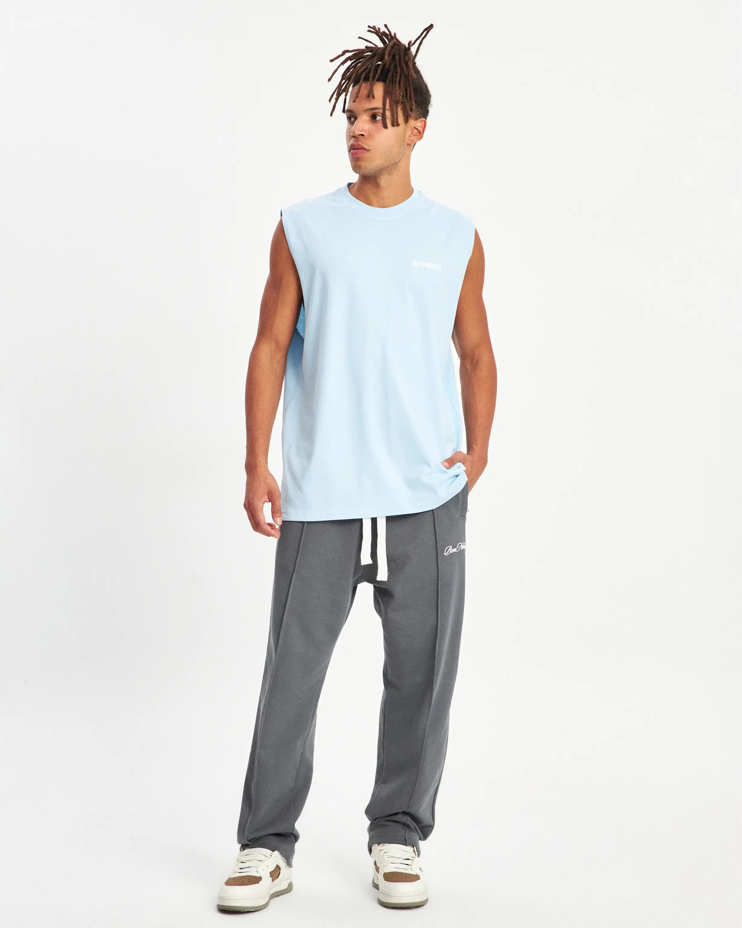 SPORTSWEAR TANK TOP - BABY BLUE - BENNRKN