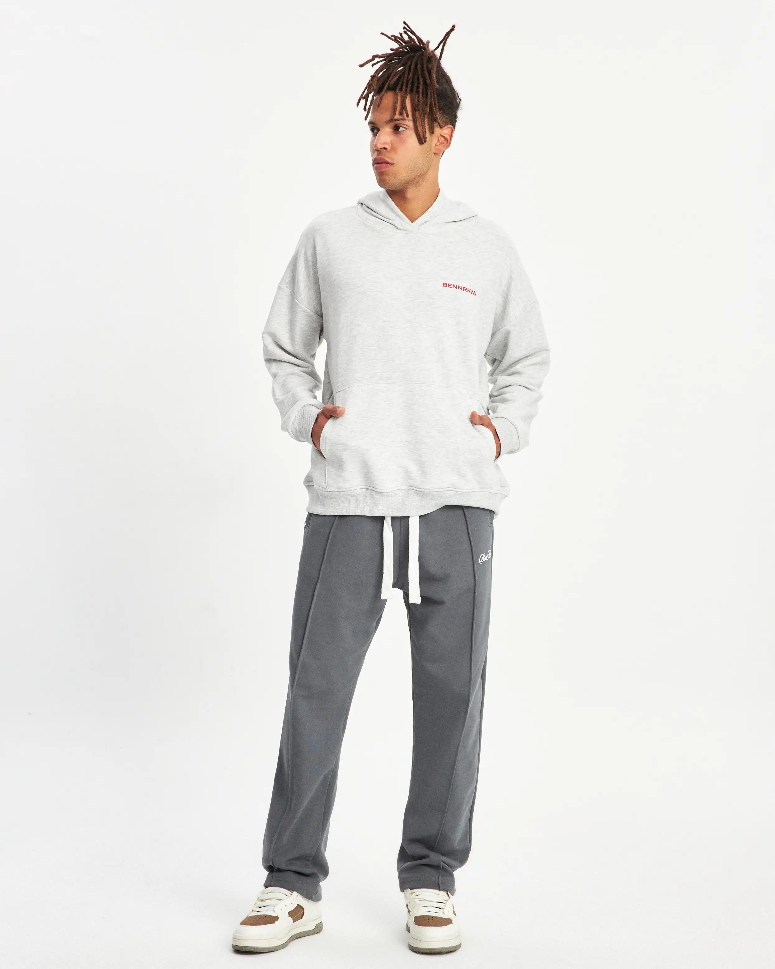 OVERSIZED TRAINING CLUB HOODIE - GREY MARL