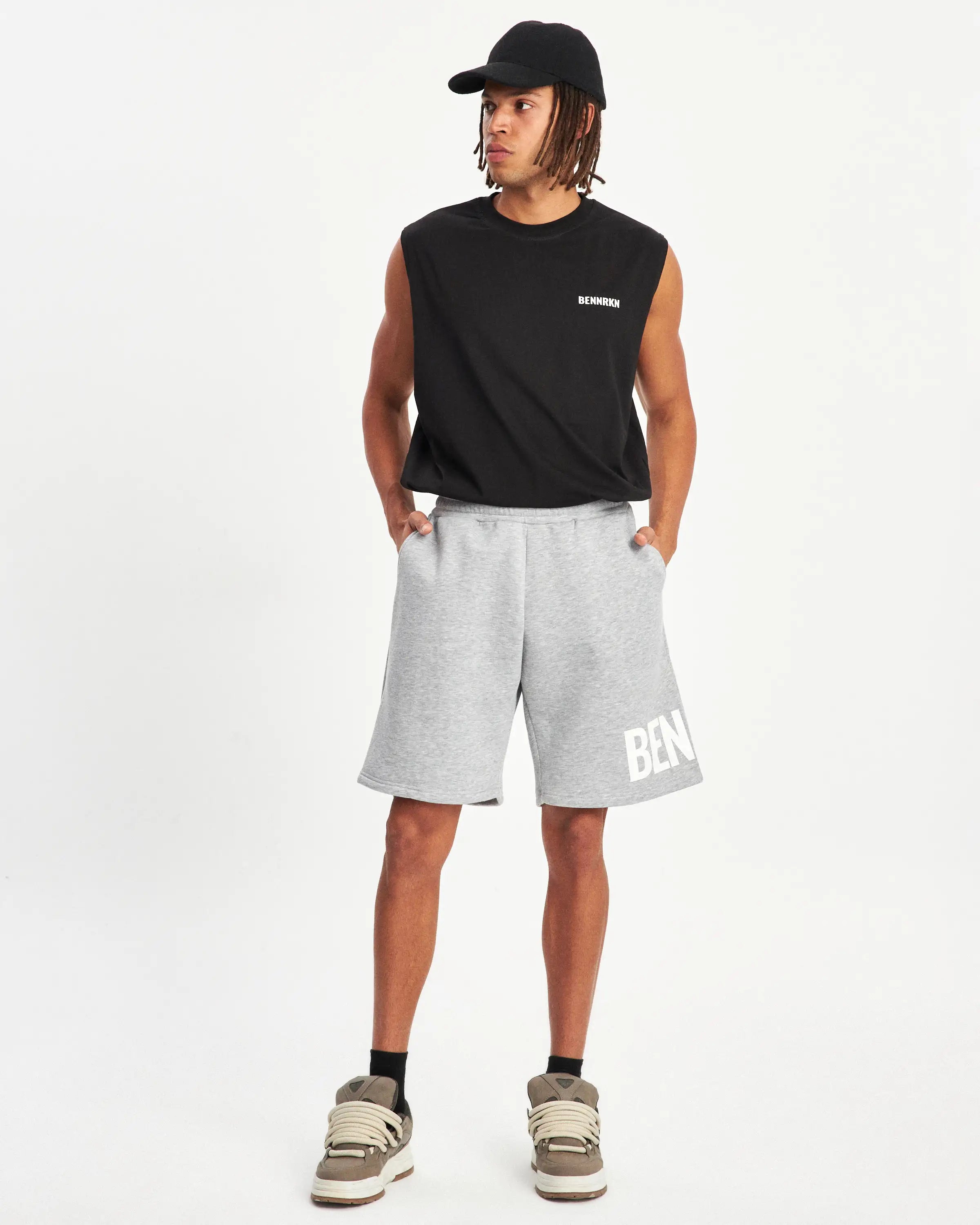 BENNRKN SHORT - GREY MARL - BENNRKN