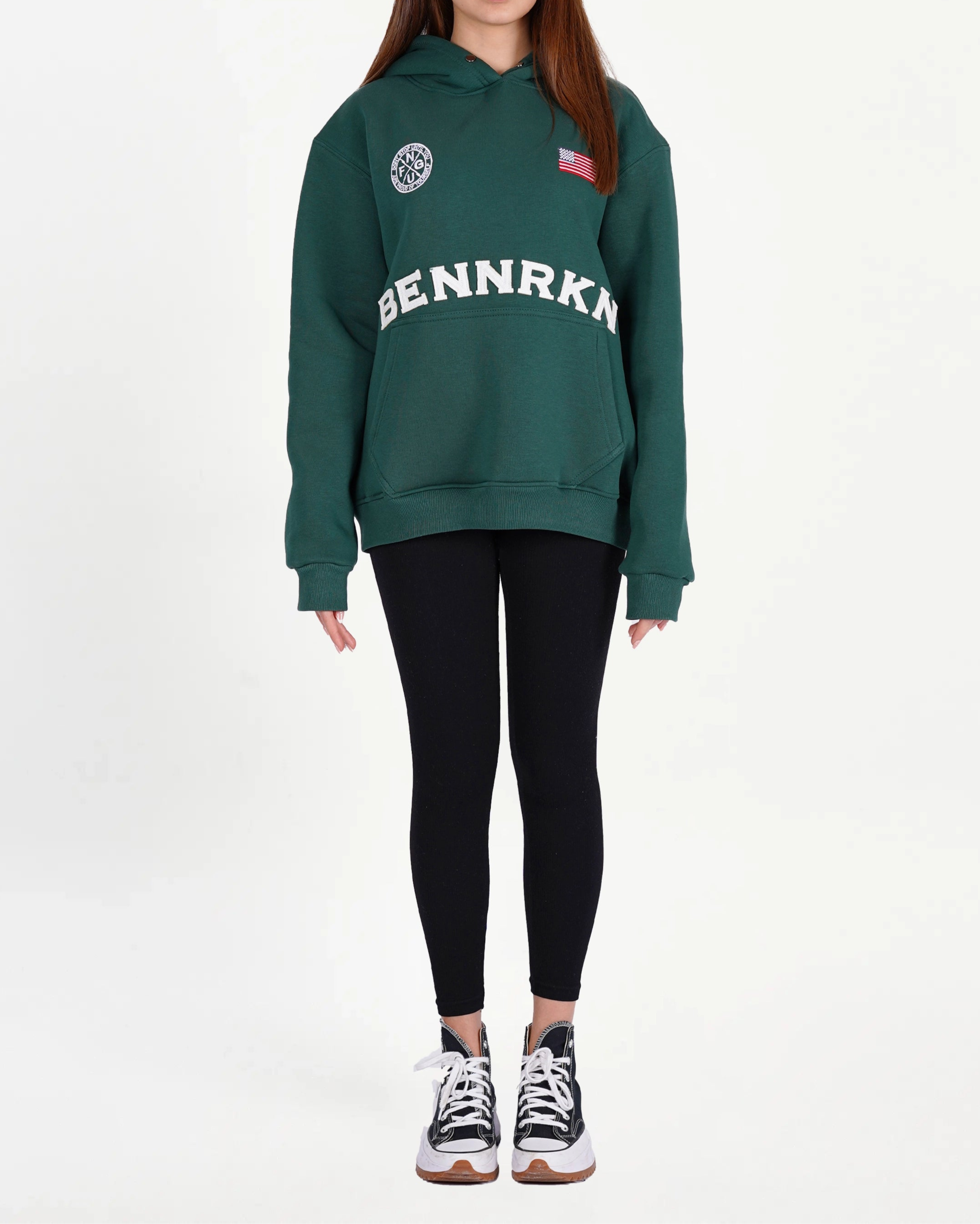 UNISEX HALL OF FAME HOODIE - ALPINE GREEN