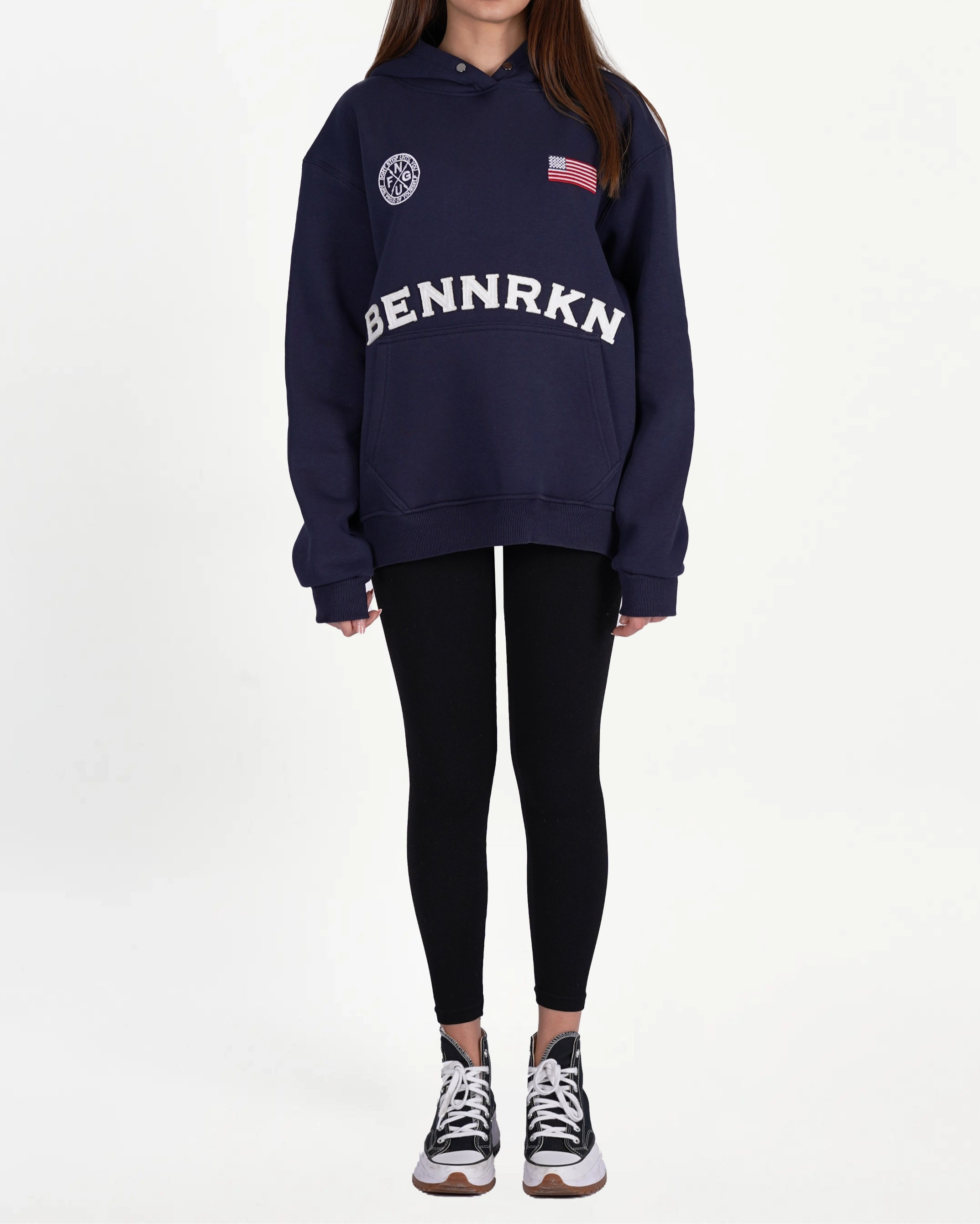 UNISEX HALL OF FAME HOODIE - NAVY