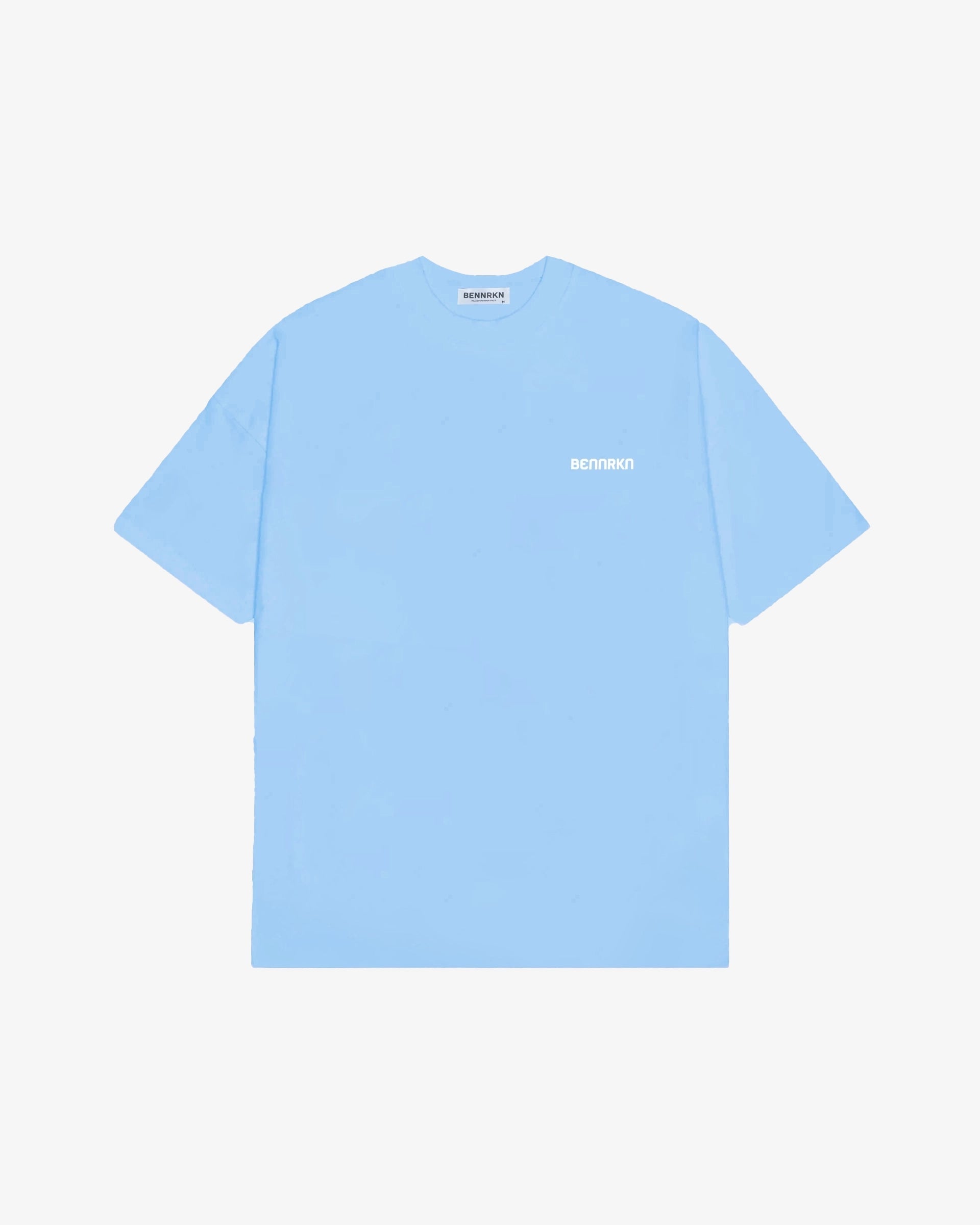 ARHCED BENNRKN T-SHIRT - BABY BLUE Cobalt Blue BENNRKN