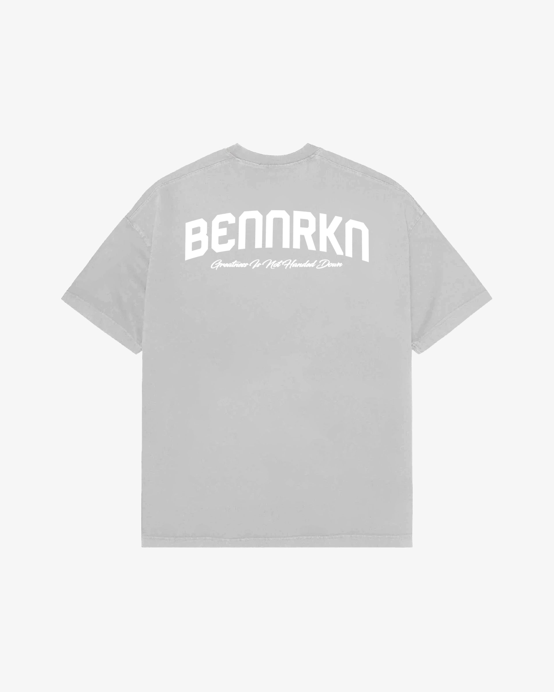 ARHCED BENNRKN T-SHIRT - GREY Cobalt Blue BENNRKN