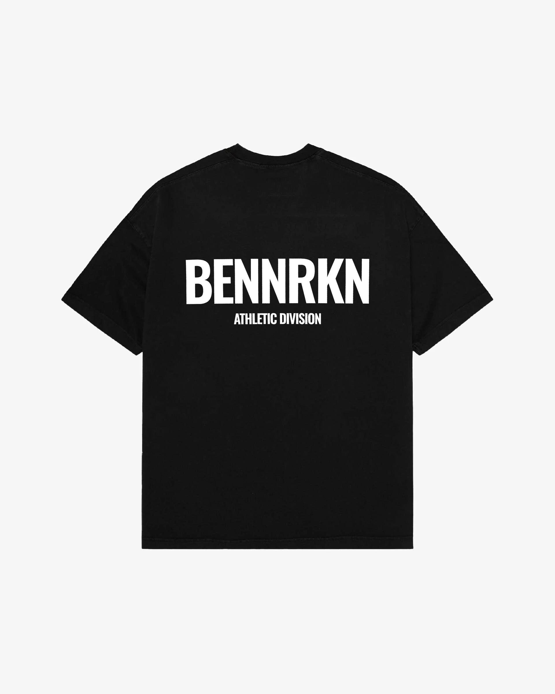 ATHLETIC DIVISION T-SHIRT - BLACK Cobalt Blue BENNRKN