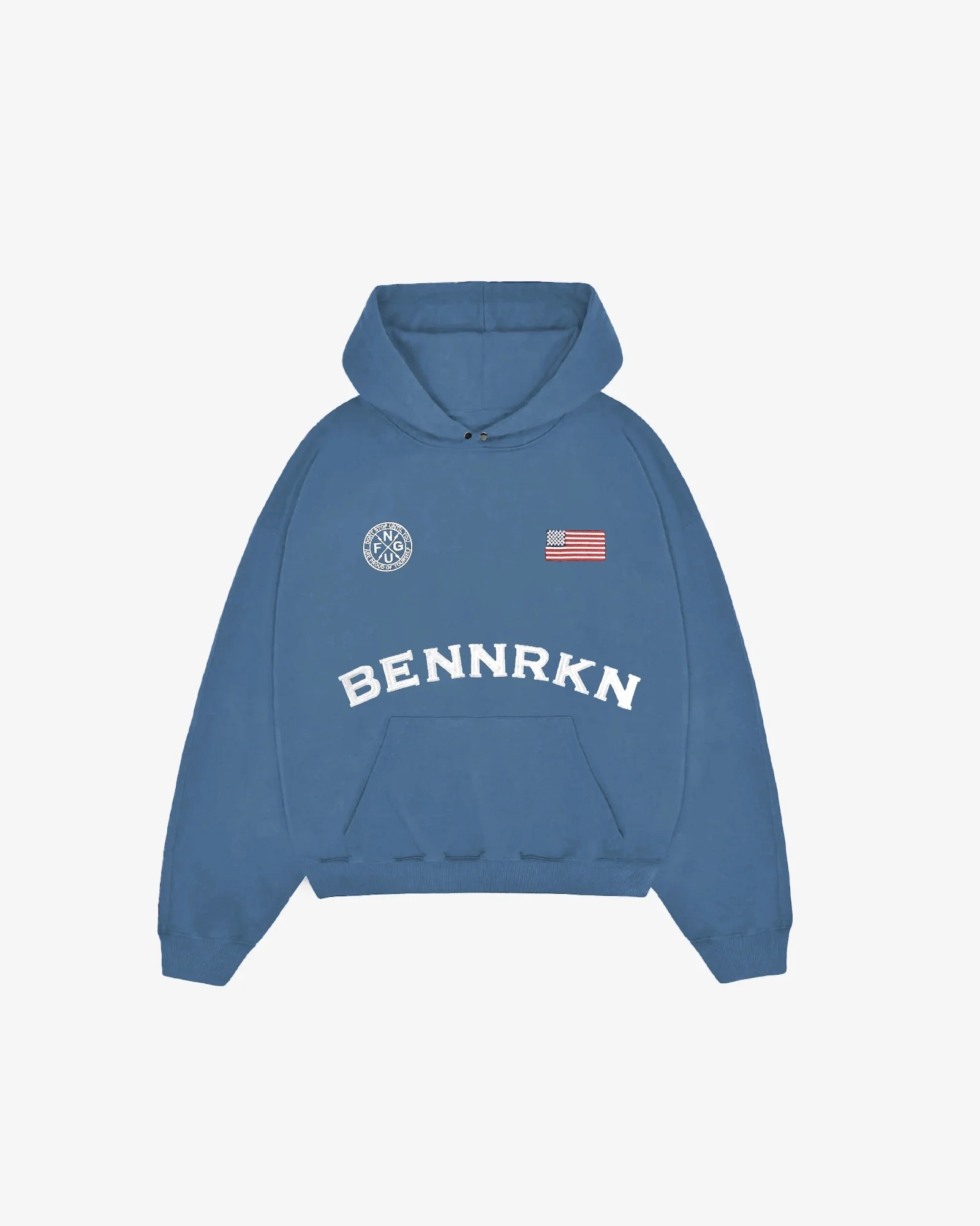 UNISEX HALL OF FAME HOODIE - BLUE MIRAGE