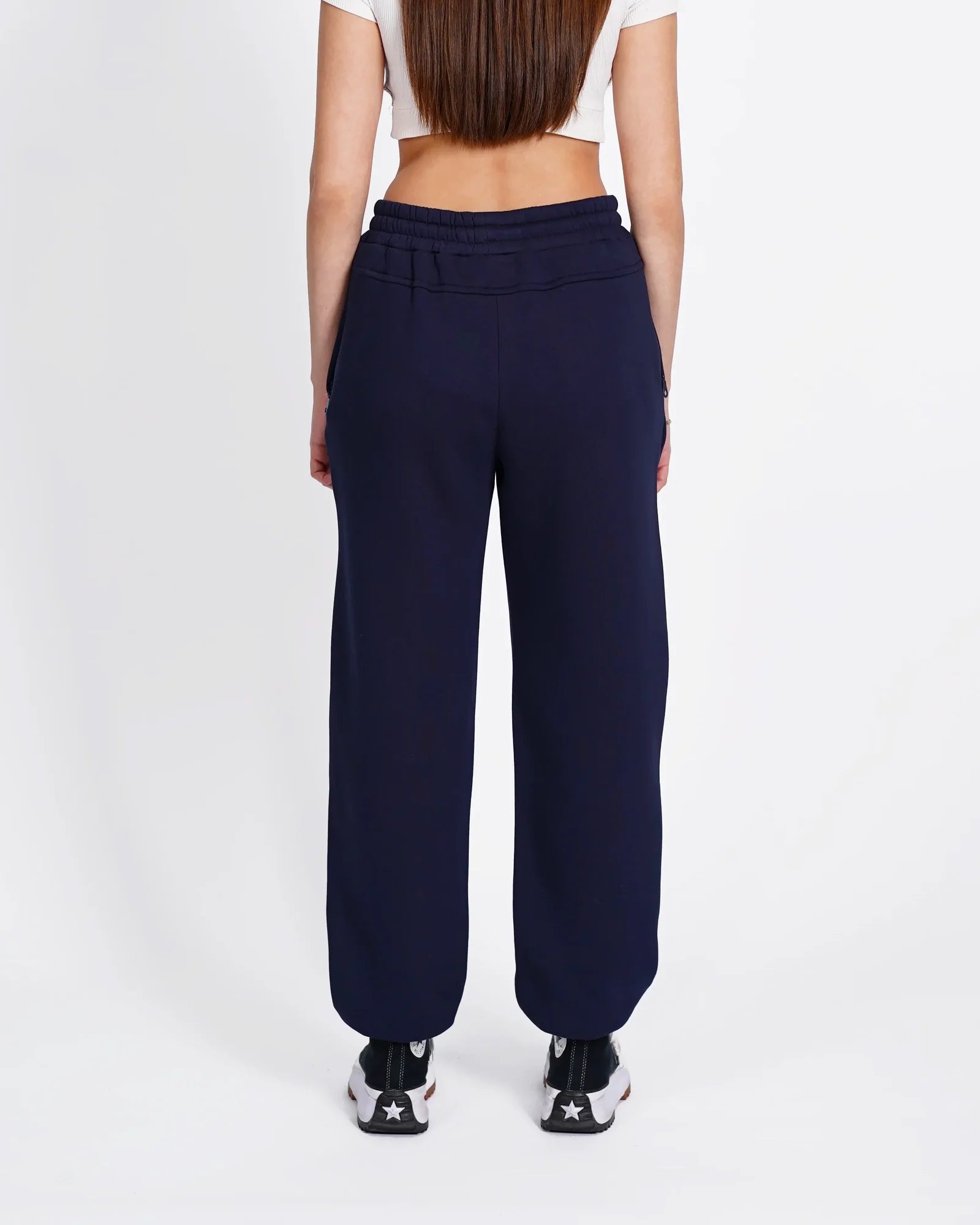 CUFFED SWEATPANT- NAVY