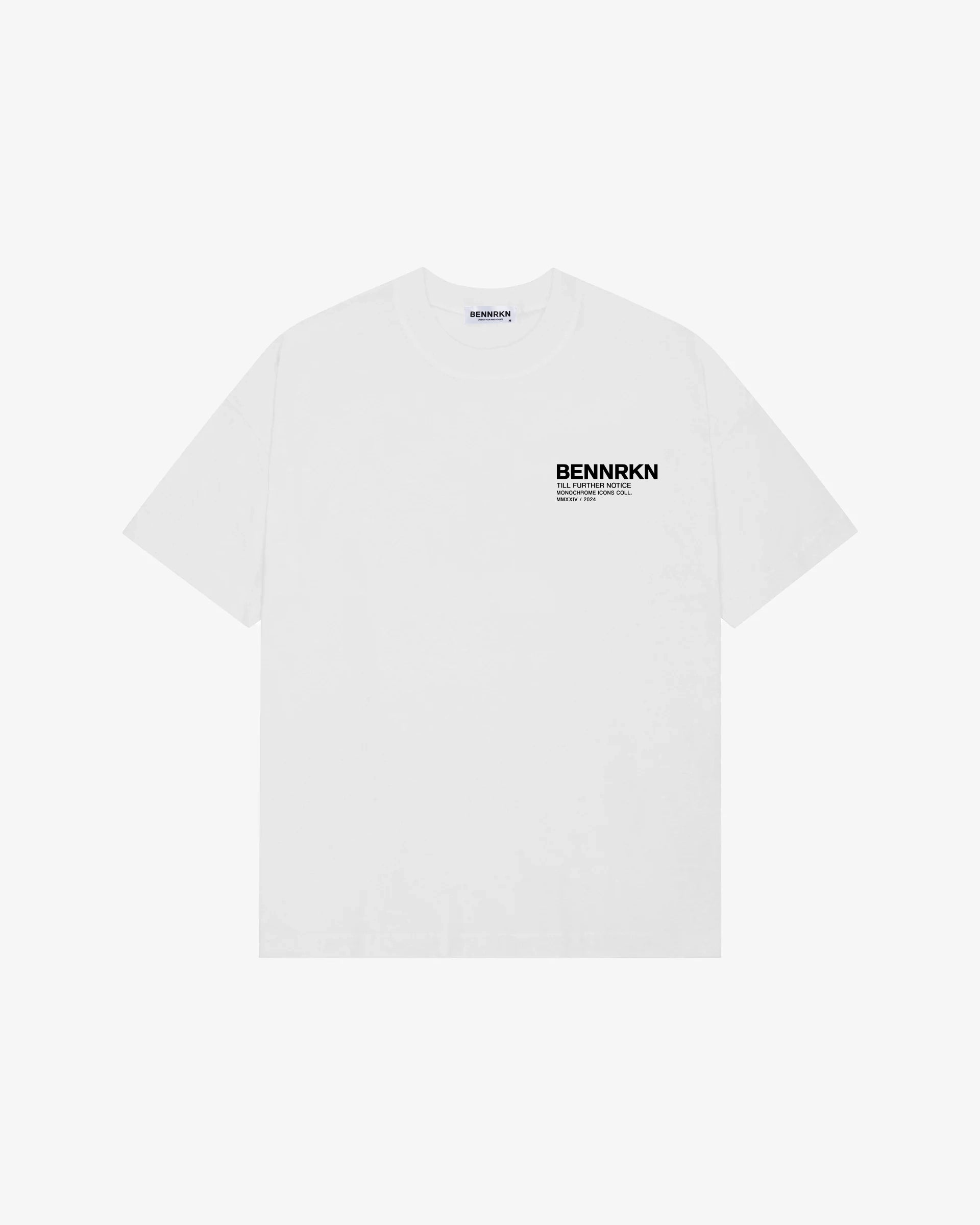 MONOCHROME ICONS T-SHIRT - OFF WHITE - BENNRKN