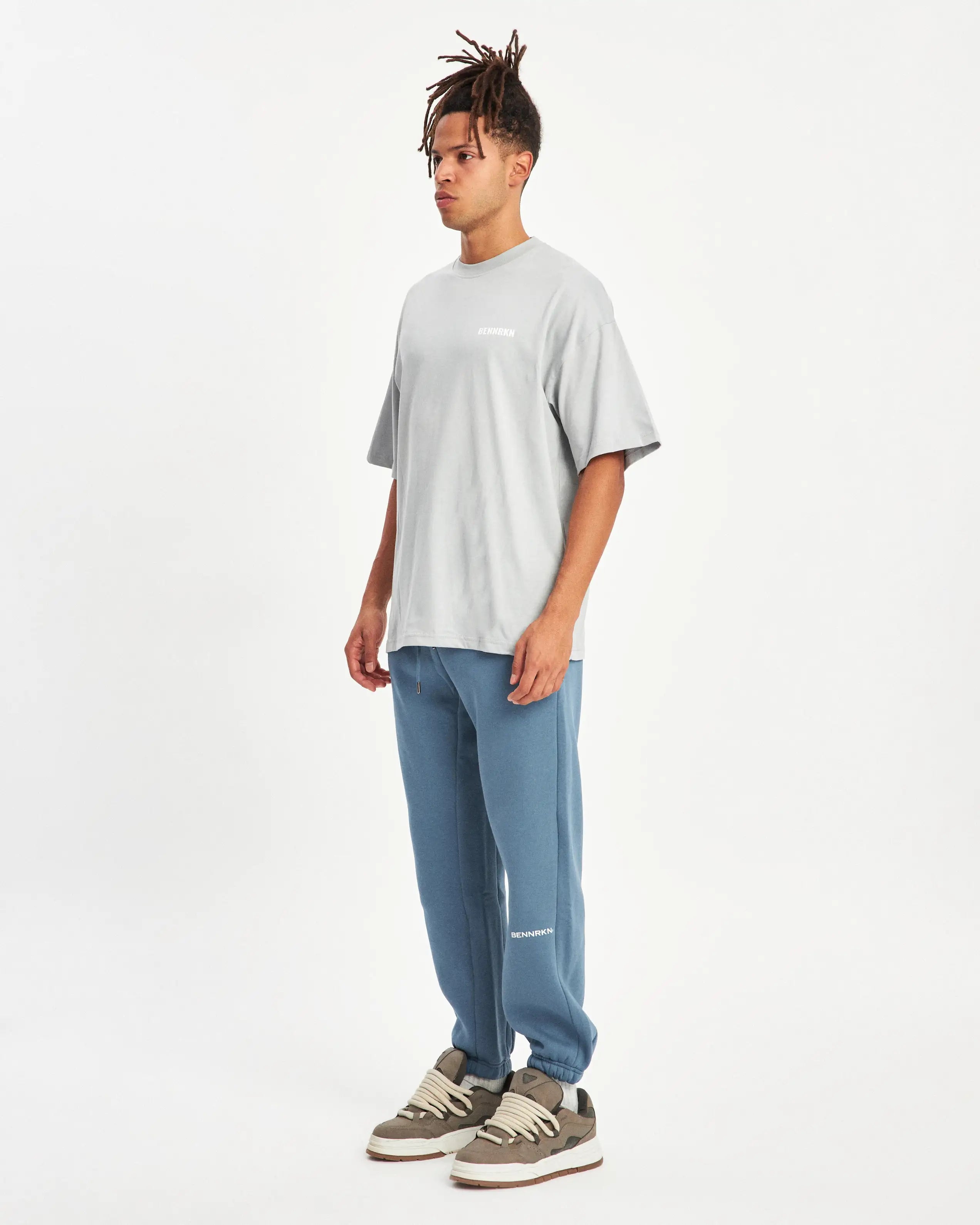 OVERSIZED ATHLETIC T-SHIRT  - GREY