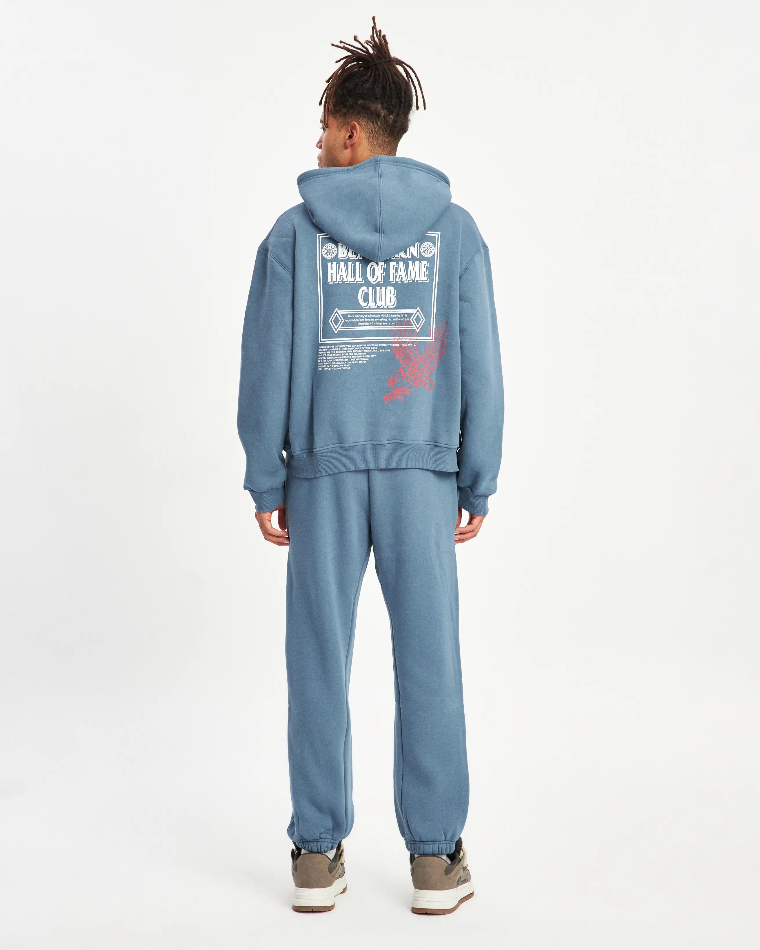UNISEX HALL OF FAME HOODIE - BLUE MIRAGE