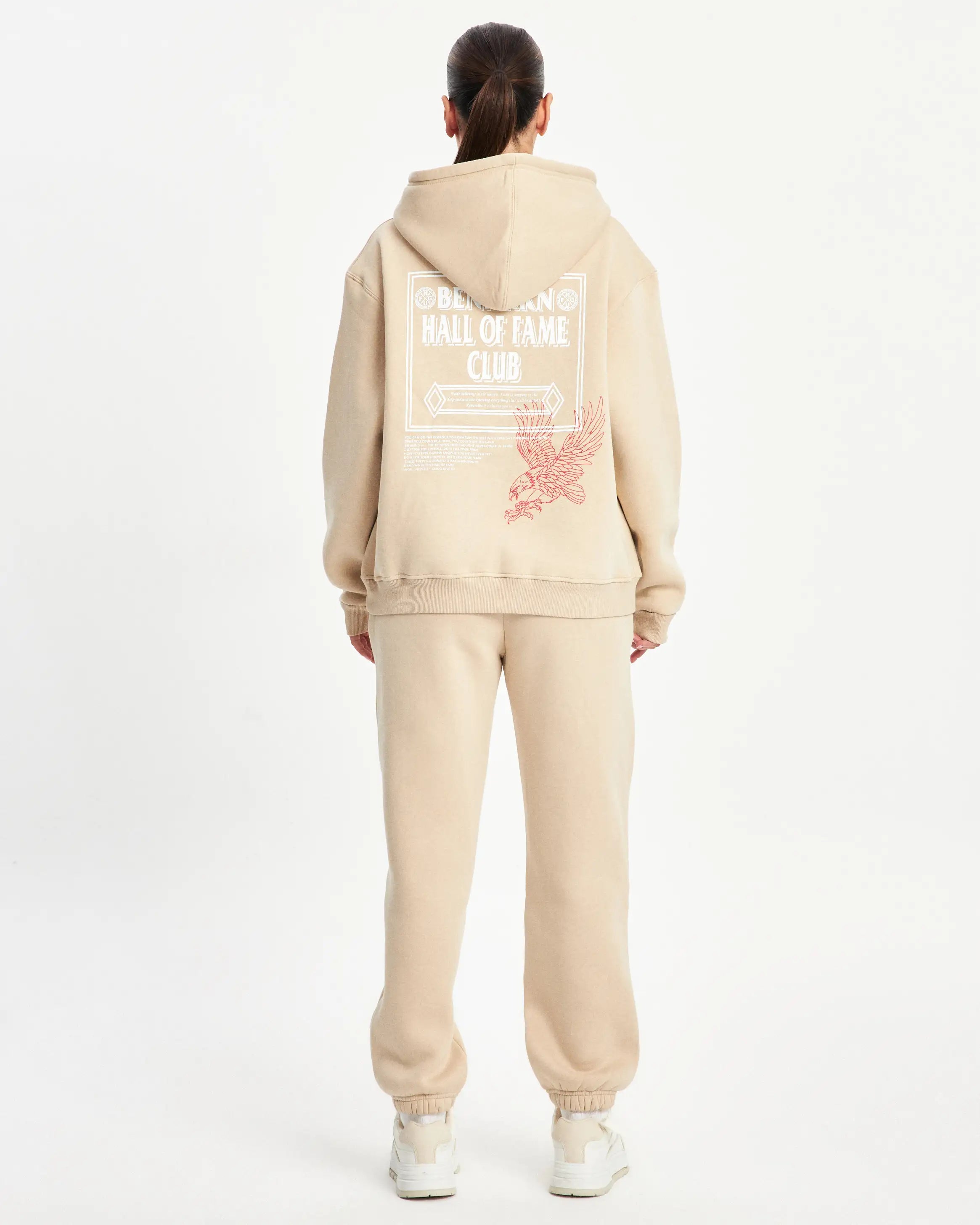 HALL OF FAME HOODIE-BEIGE