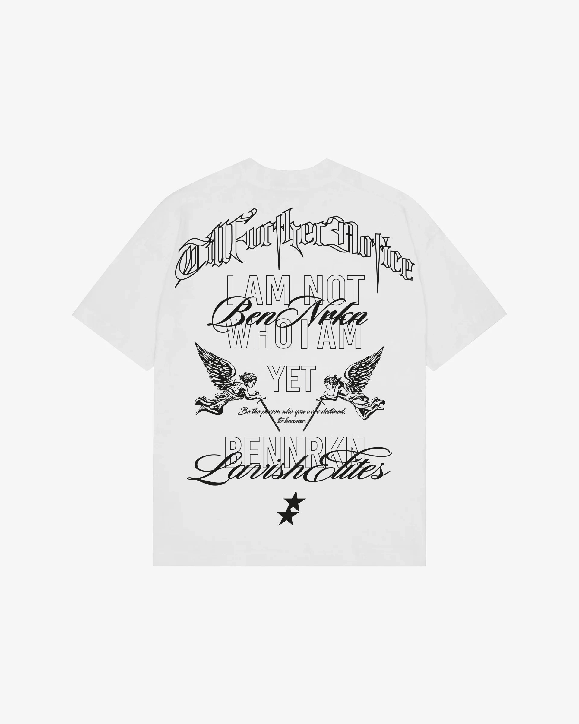 MONOCHROME ICONS T-SHIRT - OFF WHITE - BENNRKN